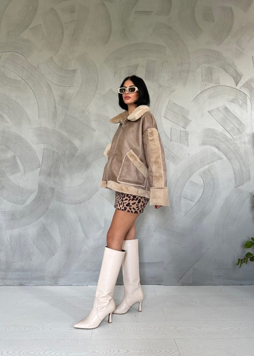 Gaiia Vintage Shearling Jacket - GAIIA